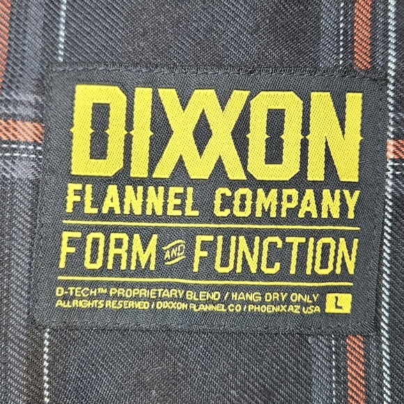 Dixxon The Milwaukee OG Flannel Men's Long Sleeve Button Down Shirt L - Picture 3 of 11
